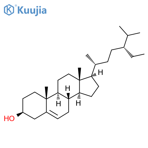 (3β)-Stigmast-5-en-3-ol structure