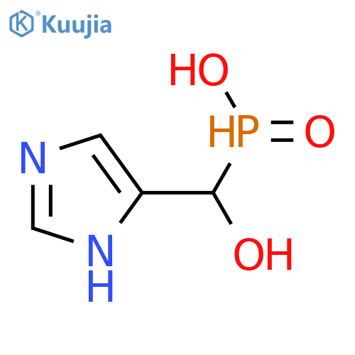 Phosphinic acid, P-(hydroxy-1H-imidazol-5-ylmethyl)- structure