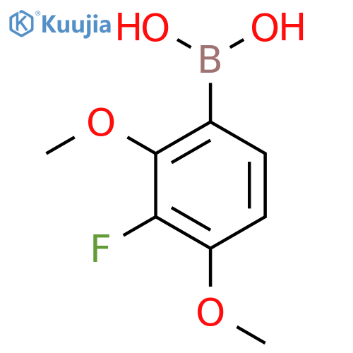3-Fluoro-2,4-dimethoxyphenylboronic acid structure