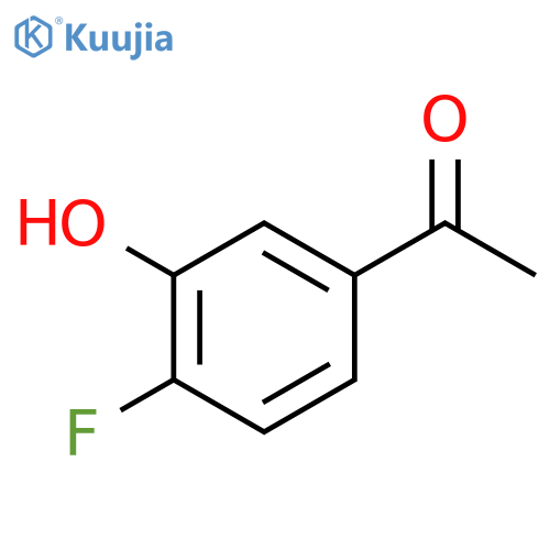 1-(4-Fluoro-3-hydroxyphenyl)ethanone structure