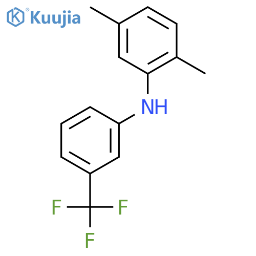 2,5-Dimethyl-N-(3-(trifluoromethyl)phenyl)aniline structure