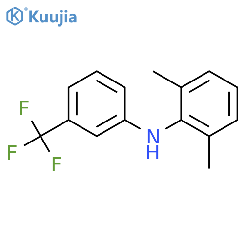 2,6-Dimethyl-N-(3-(trifluoromethyl)phenyl)aniline structure