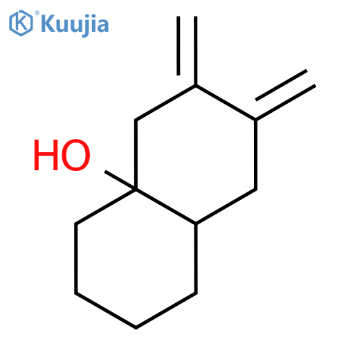 4a(2H)-Naphthalenol, octahydro-2,3-bis(methylene)- structure