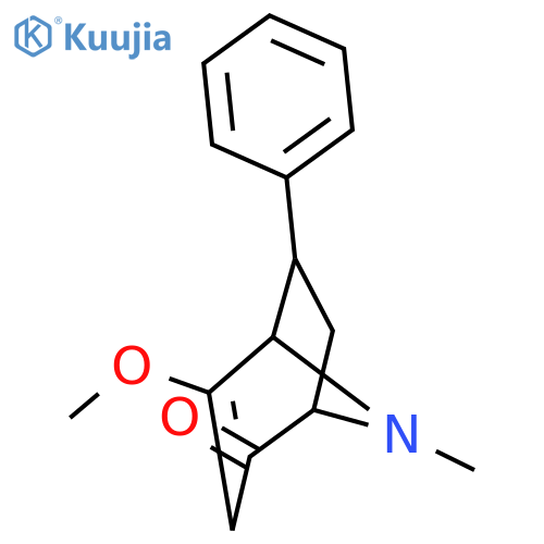 8-Azabicyclo[3.2.1]oct-3-en-2-one, 4-methoxy-8-methyl-6-phenyl- structure