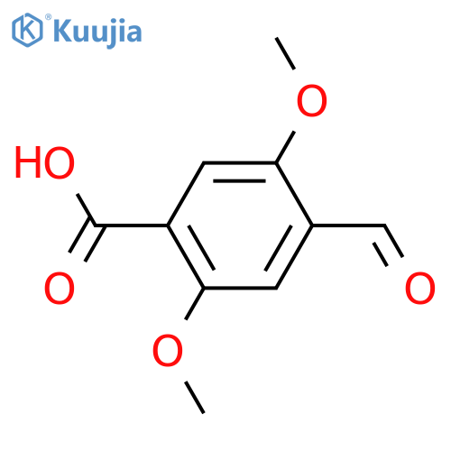 Benzoic acid, 4-formyl-2,5-dimethoxy- structure