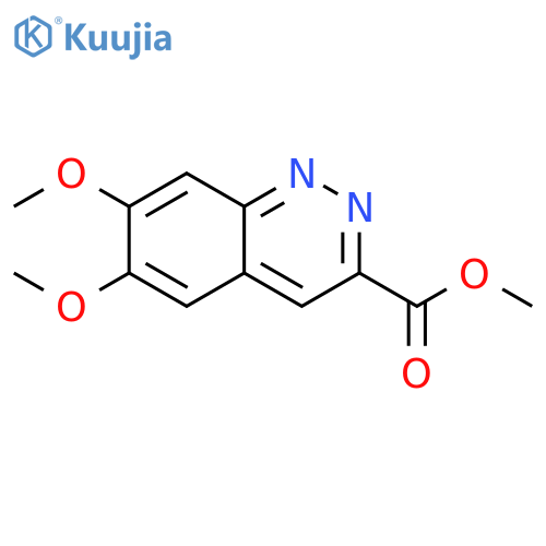 methyl 6,7-dimethoxycinnoline-3-carboxylate structure