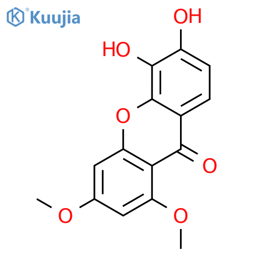 5,6-Dihydroxy-1,3-dimethoxy-9H-xanthen-9-one structure