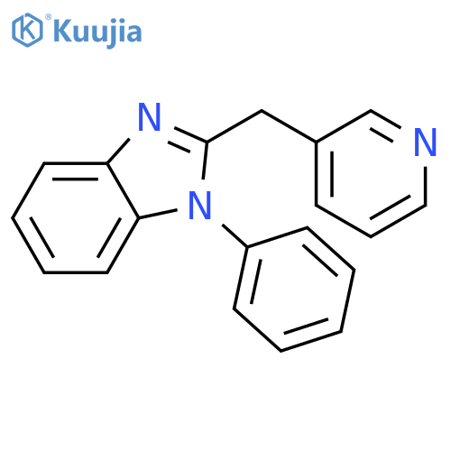 1H-Benzimidazole, 1-phenyl-2-(3-pyridinylmethyl)- structure