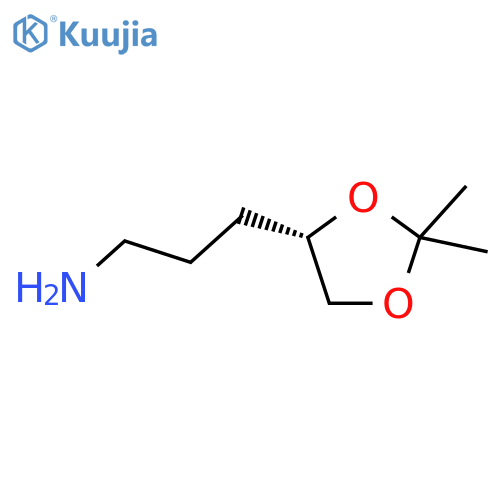 1,3-Dioxolane-4-propanamine,2,2-dimethyl-, (S)- (9CI) structure