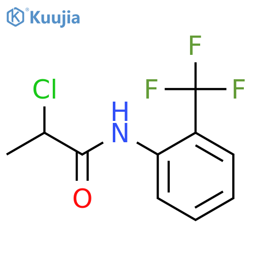2-Chloro-N-2-(trifluoromethyl)phenylpropanamide structure