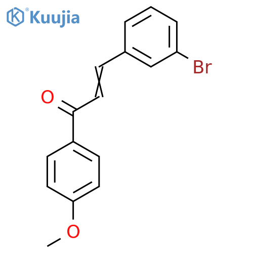 2-Propen-1-one, 3-(3-bromophenyl)-1-(4-methoxyphenyl)- structure