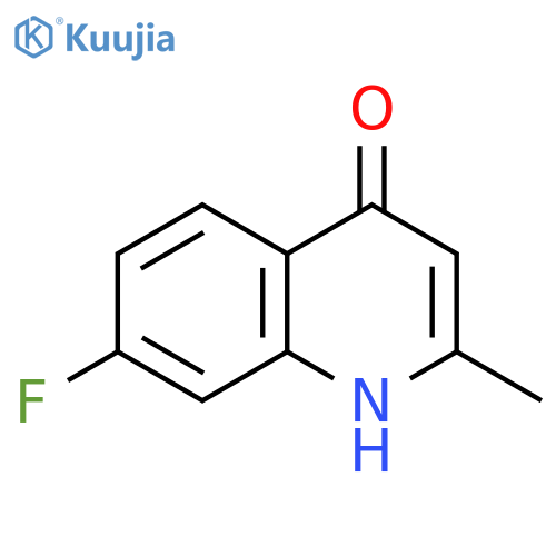 7-fluoro-2-methyl-4(1H)-Quinolinone structure
