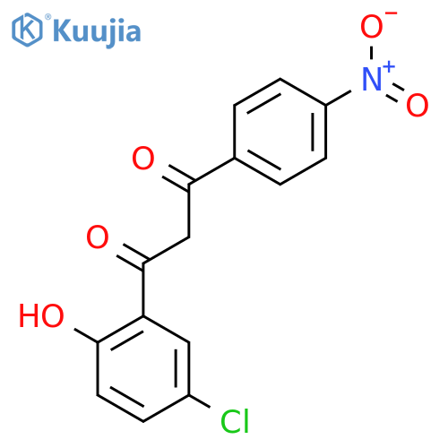 1,3-Propanedione, 1-(5-chloro-2-hydroxyphenyl)-3-(4-nitrophenyl)- structure