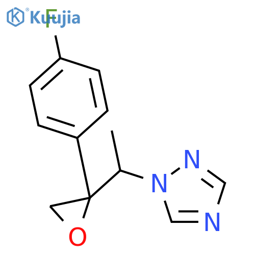 1H-1,2,4-Triazole, 1-[1-[2-(4-fluorophenyl)oxiranyl]ethyl]- structure
