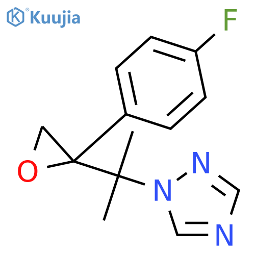 1H-1,2,4-TRIAZOLE, 1-[1-[2-(4-FLUOROPHENYL)OXIRANYL]-1-METHYLETHYL]- structure
