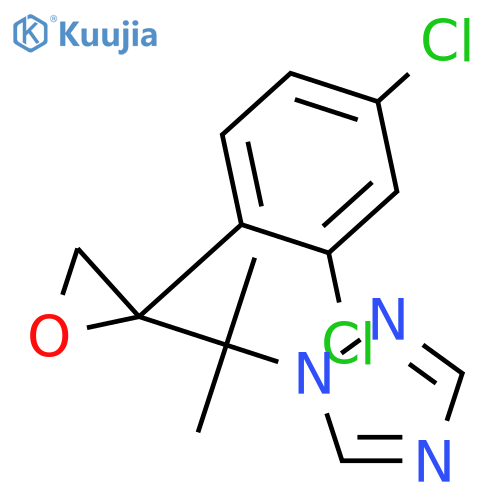 1H-1,2,4-TRIAZOLE, 1-[1-[2-(2,4-DICHLOROPHENYL)OXIRANYL]-1-METHYLETHYL]- structure