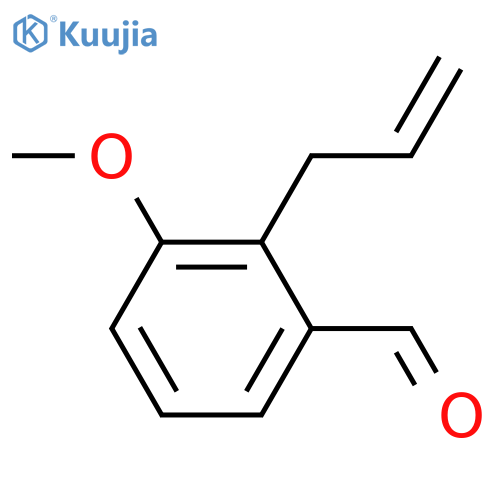 Benzaldehyde, 3-methoxy-2-(2-propenyl)- structure