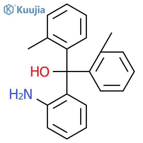 (2-Aminophenyl)bis(2-methylphenyl)methanol structure