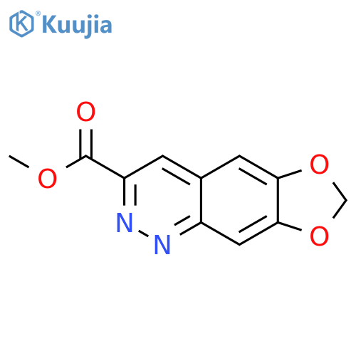 methyl 7H-[1,3]dioxolo[4,5-g]cinnoline-3-carboxylate structure