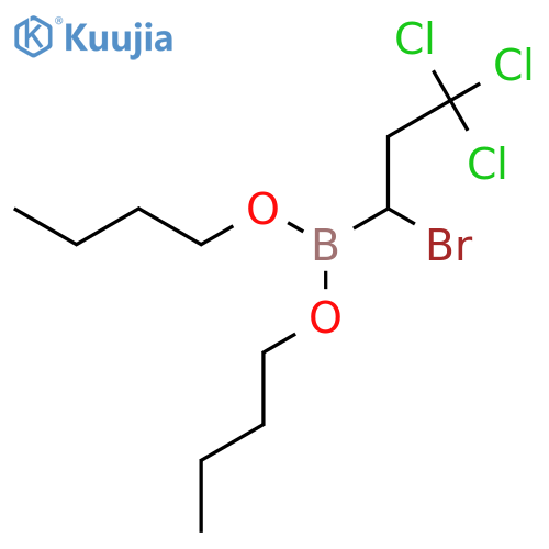 Boronic acid, (1-bromo-3,3,3-trichloropropyl)-, dibutyl ester structure