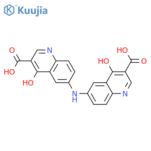 3-Quinolinecarboxylic acid, 6,6'-iminobis[4-hydroxy- structure