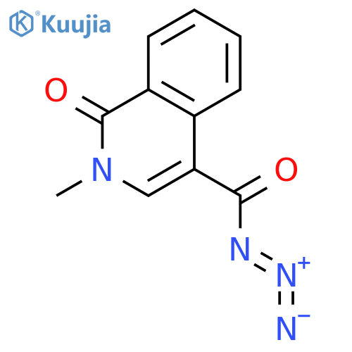 4-Isoquinolinecarbonyl azide, 1,2-dihydro-2-methyl-1-oxo- structure