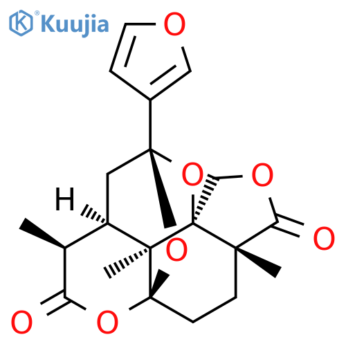 (5R,6aS,7R,9bR,11aS)-5-furan-3-yl-7,9b,11a-trimethylhexahydro-5,9a-epoxyfuro[3,4-f]pyrano[4,3,2-de]chromene-1,8(7H,10H)-dione structure