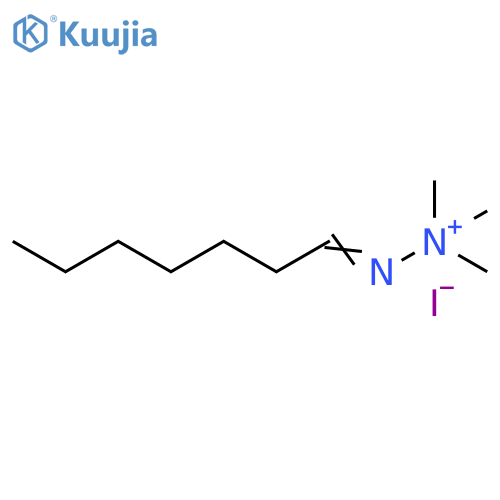 Hydrazinium, 2-heptylidene-1,1,1-trimethyl-, iodide structure