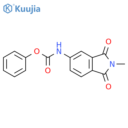 phenyl N-(2-methyl-1,3-dioxo-2,3-dihydro-1H-isoindol-5-yl)carbamate structure