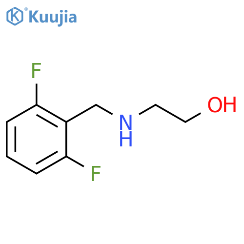 2-{(2,6-difluorophenyl)methylamino}ethan-1-ol structure