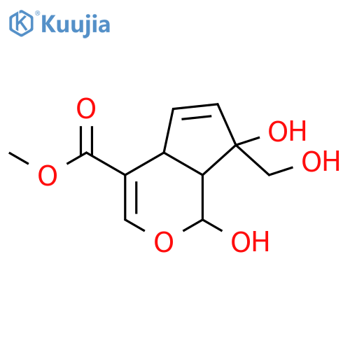 methyl (1R,4aS,7R,7aS)-1,7-dihydroxy-7-(hydroxymethyl)-1,4a,7,7a-tetrahydrocyclopenta[c]pyran-4-carboxylate structure