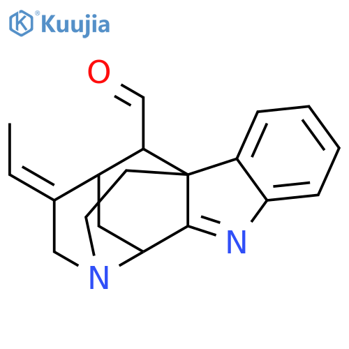 Strictamine; 16-Epimer, 17-aldehyde structure