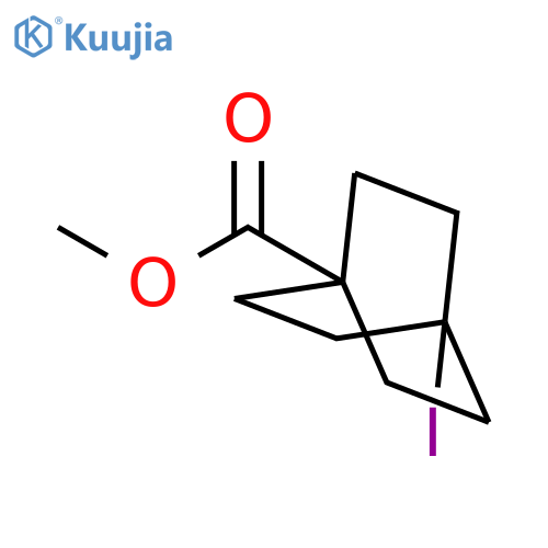 Bicyclo[2.2.2]octane-1-carboxylic acid, 4-iodo-, methyl ester structure