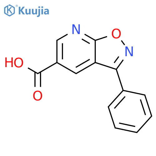 Isoxazolo[5,4-b]pyridine-5-carboxylic acid, 3-phenyl- structure