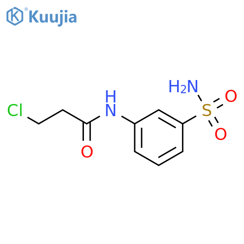 3-Chloro-N-(3-Sulfamoylphenyl)Propanamide structure