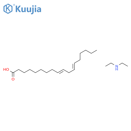 (9Z,12Z)-octadeca-9,12-dienoic acid, compound with diethylamine (1:1) structure