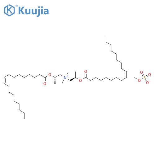 1-Propanaminium, 2-hydroxy-N-(2-hydroxypropyl)-N,N-dimethyl-, diesters with vegetable-oil fatty acids, Me sulfates (salts) structure