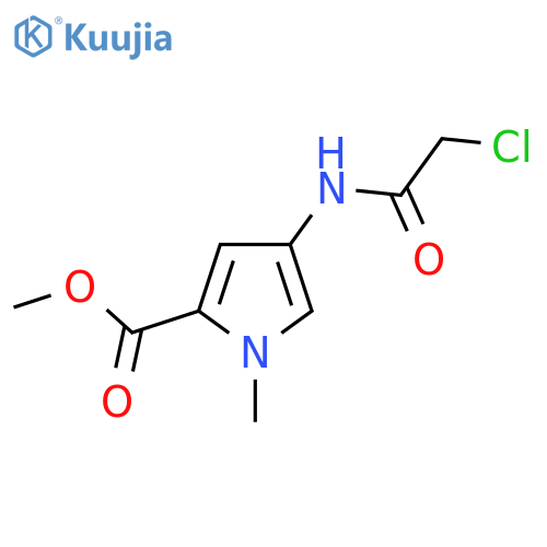 Methyl 4-(2-chloroacetamido)-1-methyl-1H-pyrrole-2-carboxylate structure