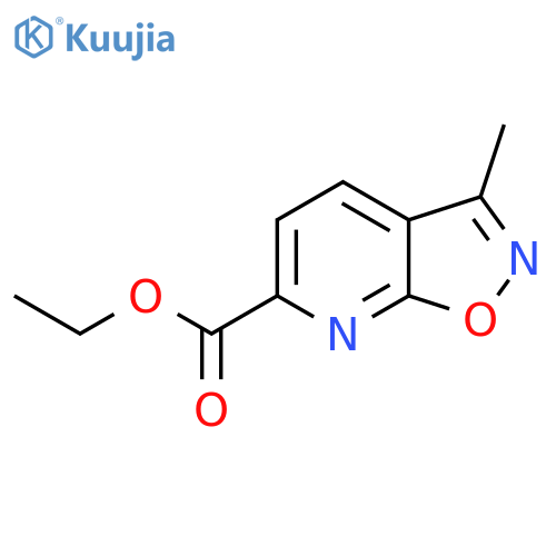 ethyl 3-methyl-1,2oxazolo5,4-bpyridine-6-carboxylate structure
