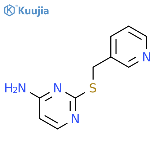 2-{(pyridin-3-yl)methylsulfanyl}pyrimidin-4-amine structure