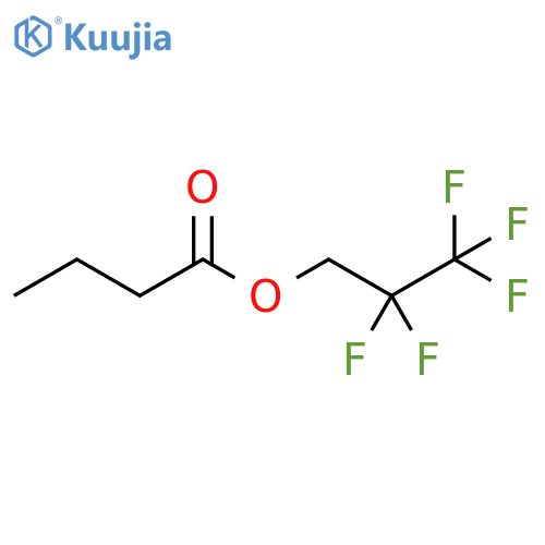 2,2,3,3,3-Pentafluoropropyl butyrate structure