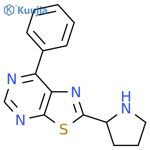 (S)-7-Phenyl-2-(pyrrolidin-2-yl)thiazolo[5,4-d]pyrimidine structure