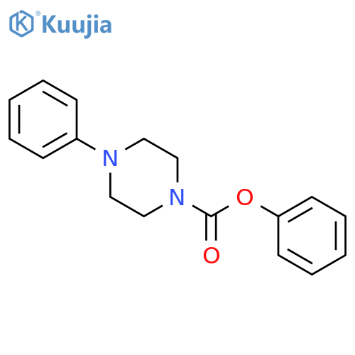 phenyl 4-phenylpiperazine-1-carboxylate structure