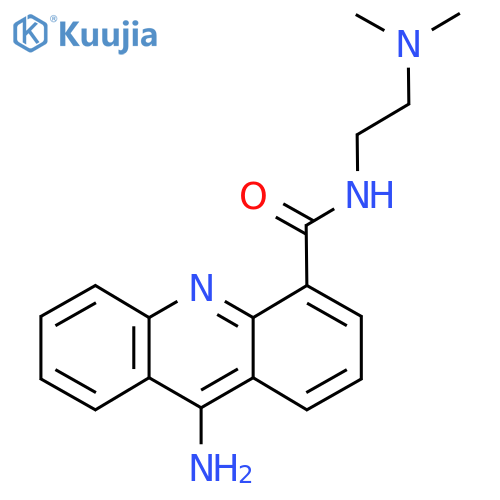 9-Amino-n-[2-(dimethylamino)ethyl]-4-acridinecarboxamide structure