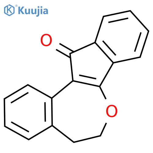 12H-Benz[d]indeno[1,2-b]oxepin-12-one, 5,6-dihydro- structure