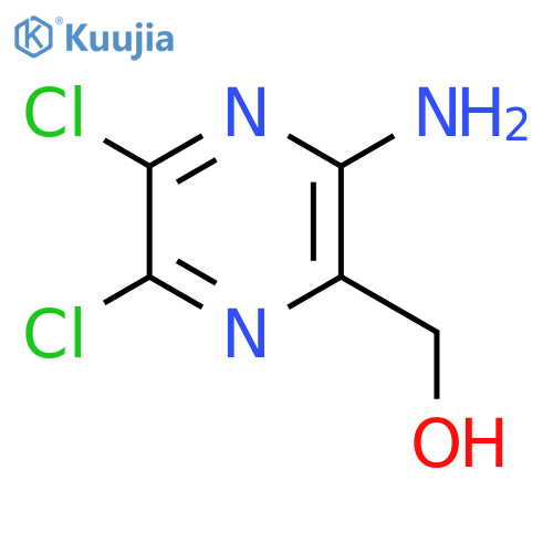(3-Amino-5,6-dichloropyrazin-2-yl)methanol structure