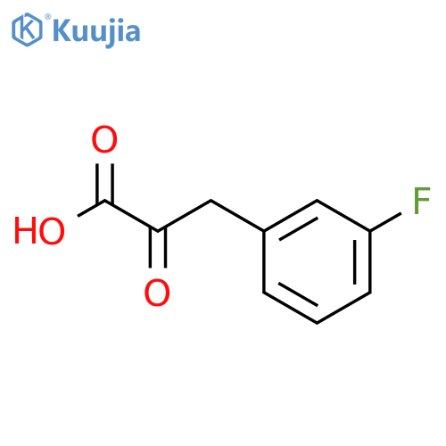 Benzenepropanoic acid, 3-fluoro-a-oxo- structure