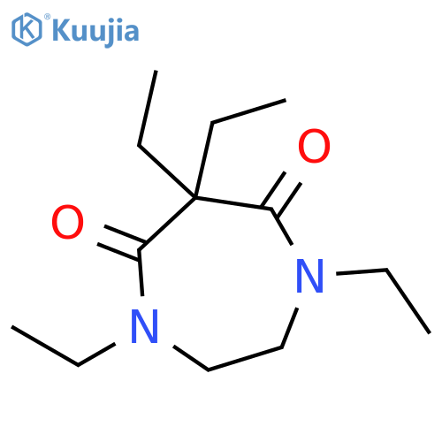 1,4,6,6-tetraethyl-1,4-diazepane-5,7-dione structure