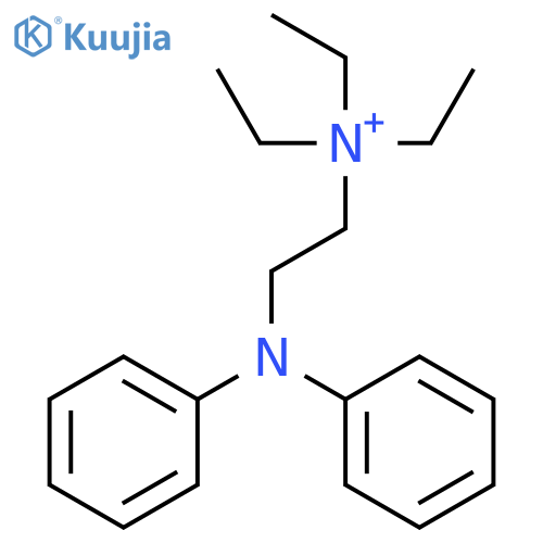 Ethanaminium, 2-(diphenylamino)-N,N,N-triethyl- structure