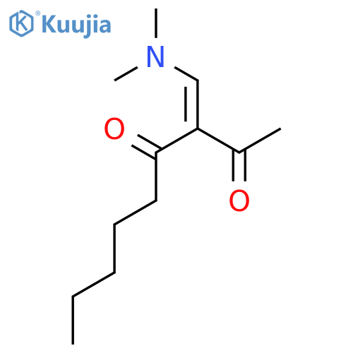 2,4-Nonanedione, 3-[(dimethylamino)methylene]- structure